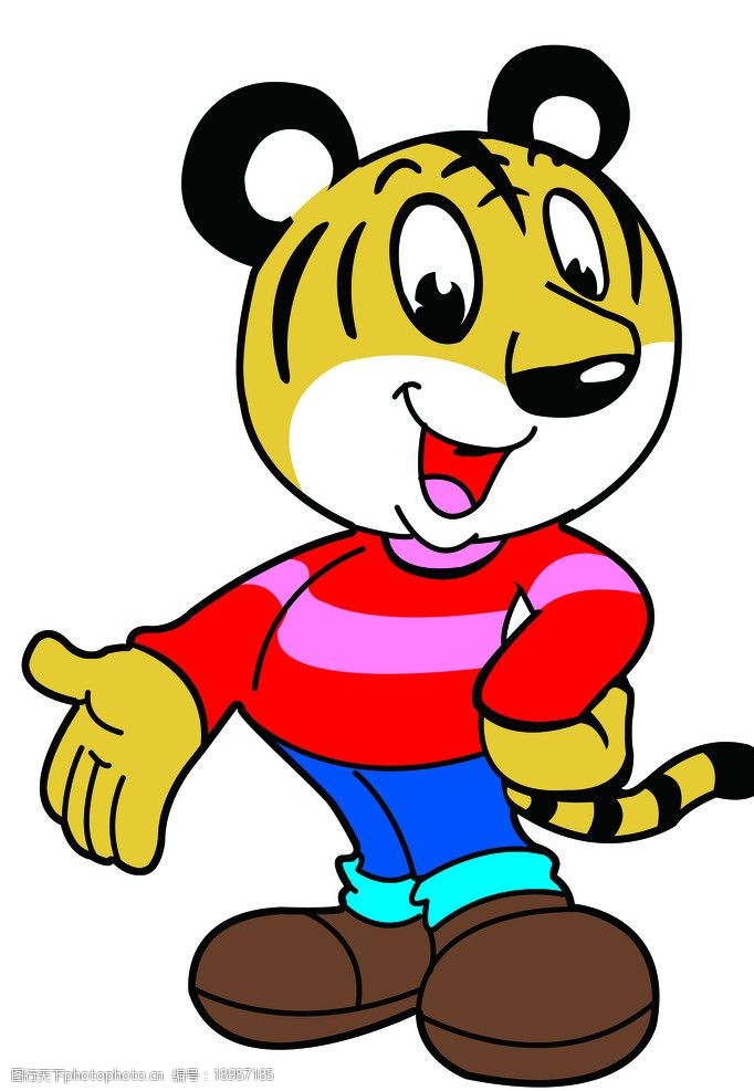 卡通虎 动画中的经典形象与艺术魅力